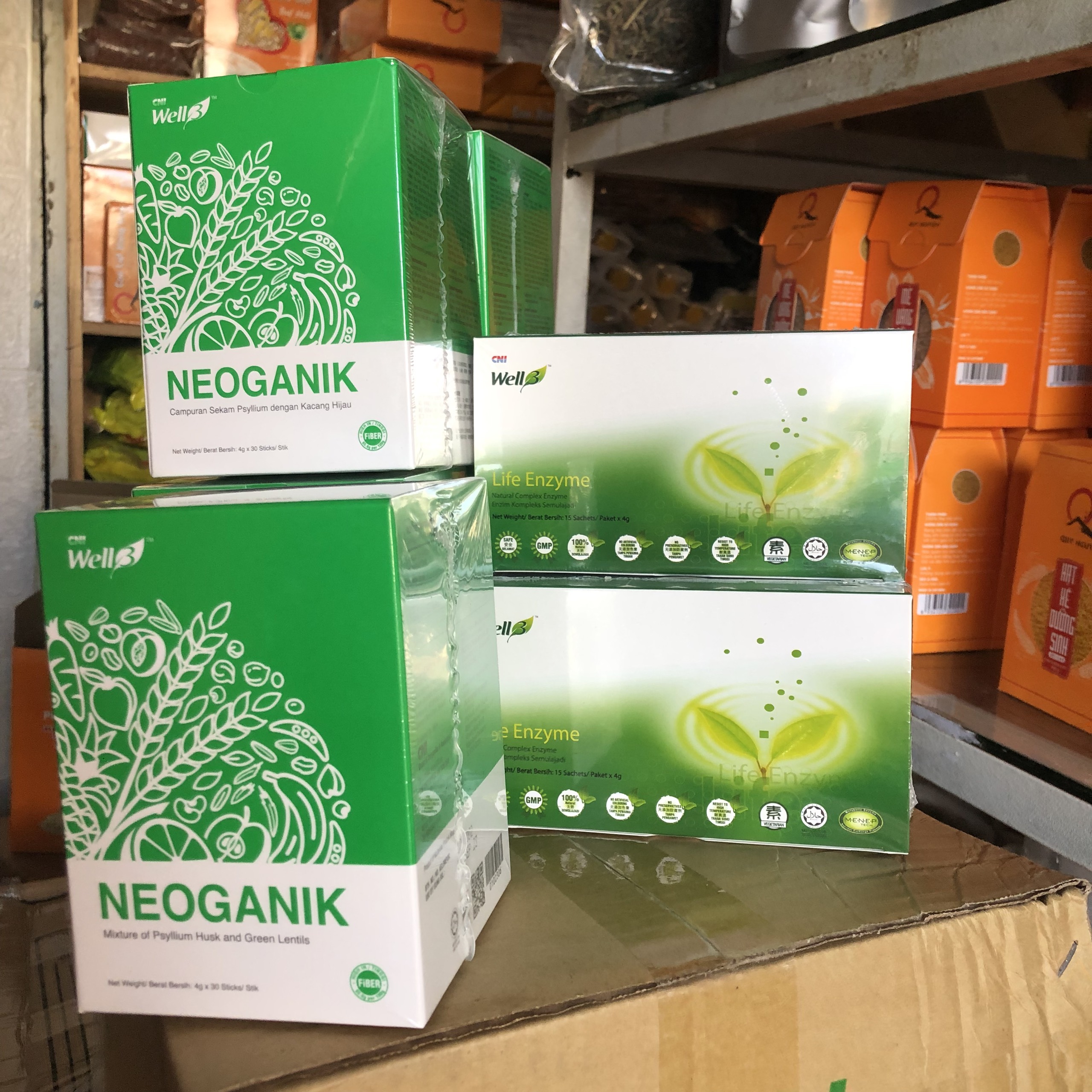 Bộ sản phẩm chăm sóc sức khỏe( 2 hộp Enzyme + 1 hộp NeoOrganik)-Hàng chính hãng CNI VN