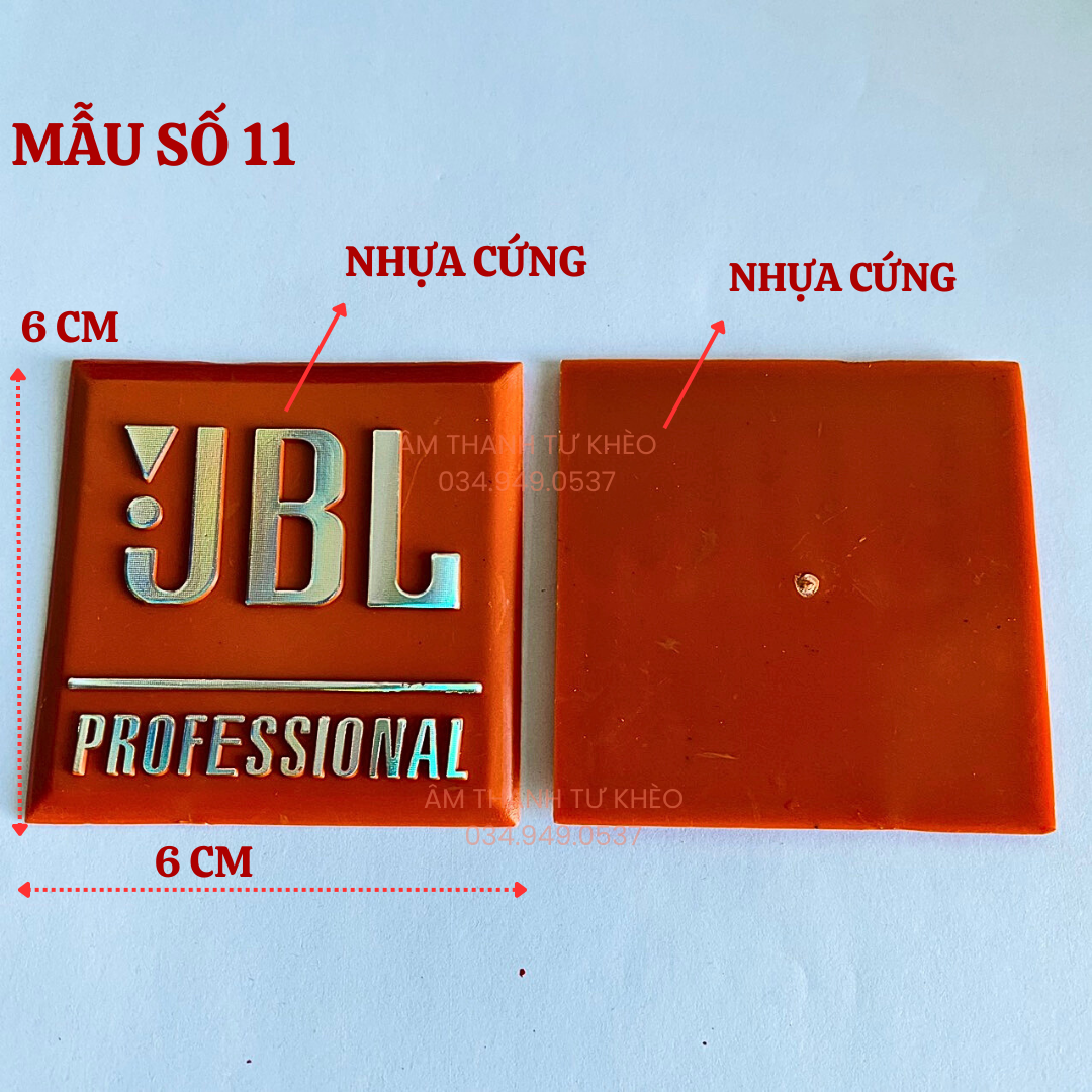 Tem loa jbl - logo loa dán thùng loa nhiều mẫu