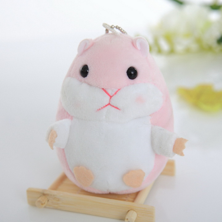 Móc khóa gấu bông Hamster 9cm dễ thương