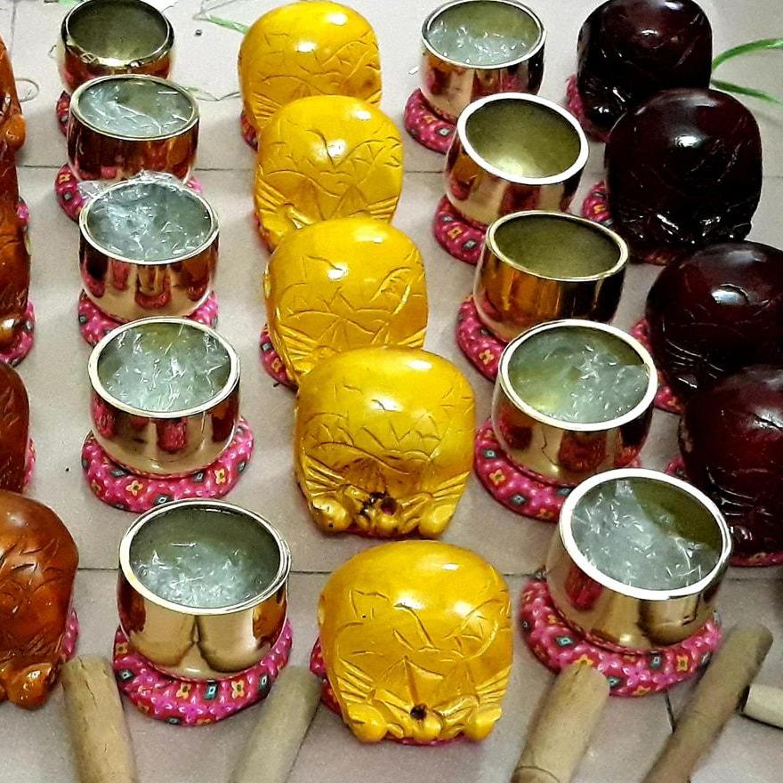 Bộ chuông đồng mõ gỗ mít