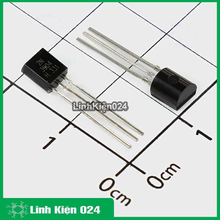 Transistor NPN 2N3904 0.2A 40V chân cắm/chân dán