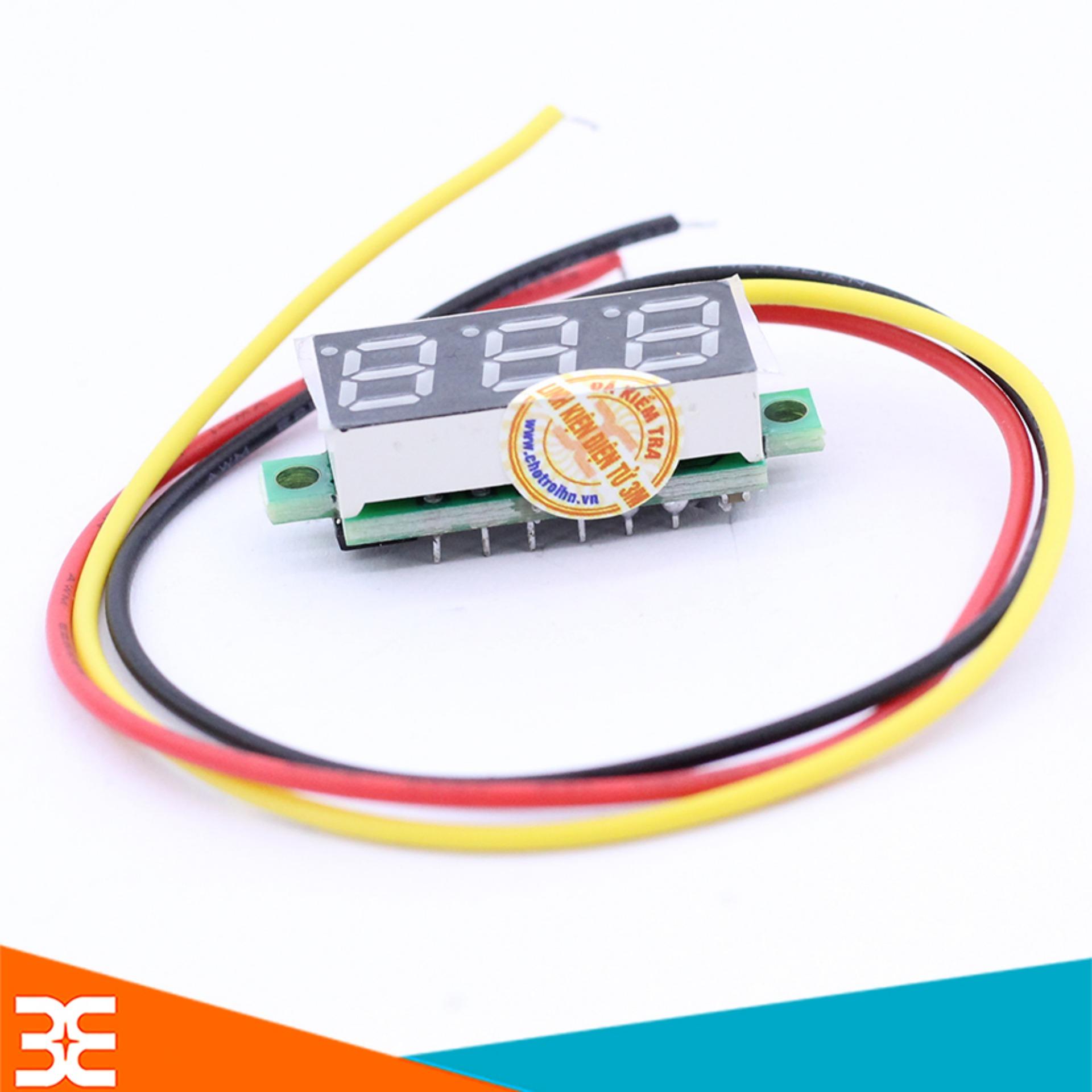 Vôn Kế Điện Tử 0.28 Inch 0-100VDC Đỏ