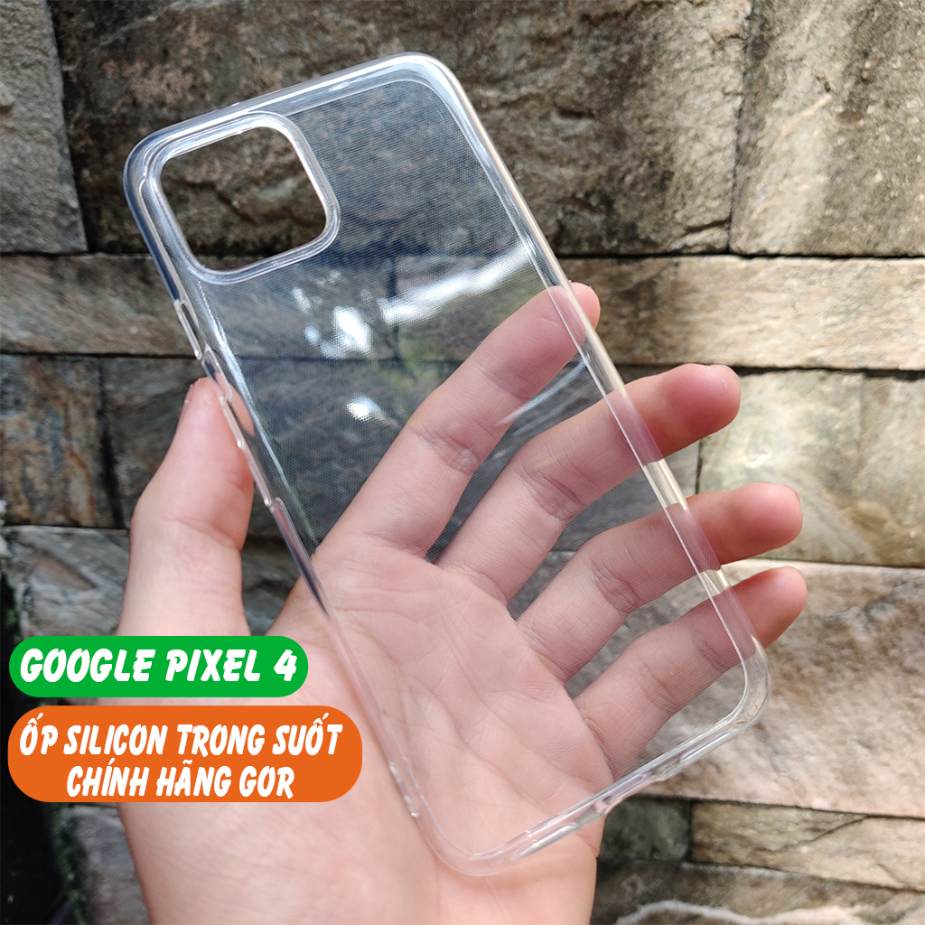 Ốp lưng pixel 4 silicon trong suốt chính hãng GOR bảo vệ camera phụ kiện điện thoại huỳnh tân store