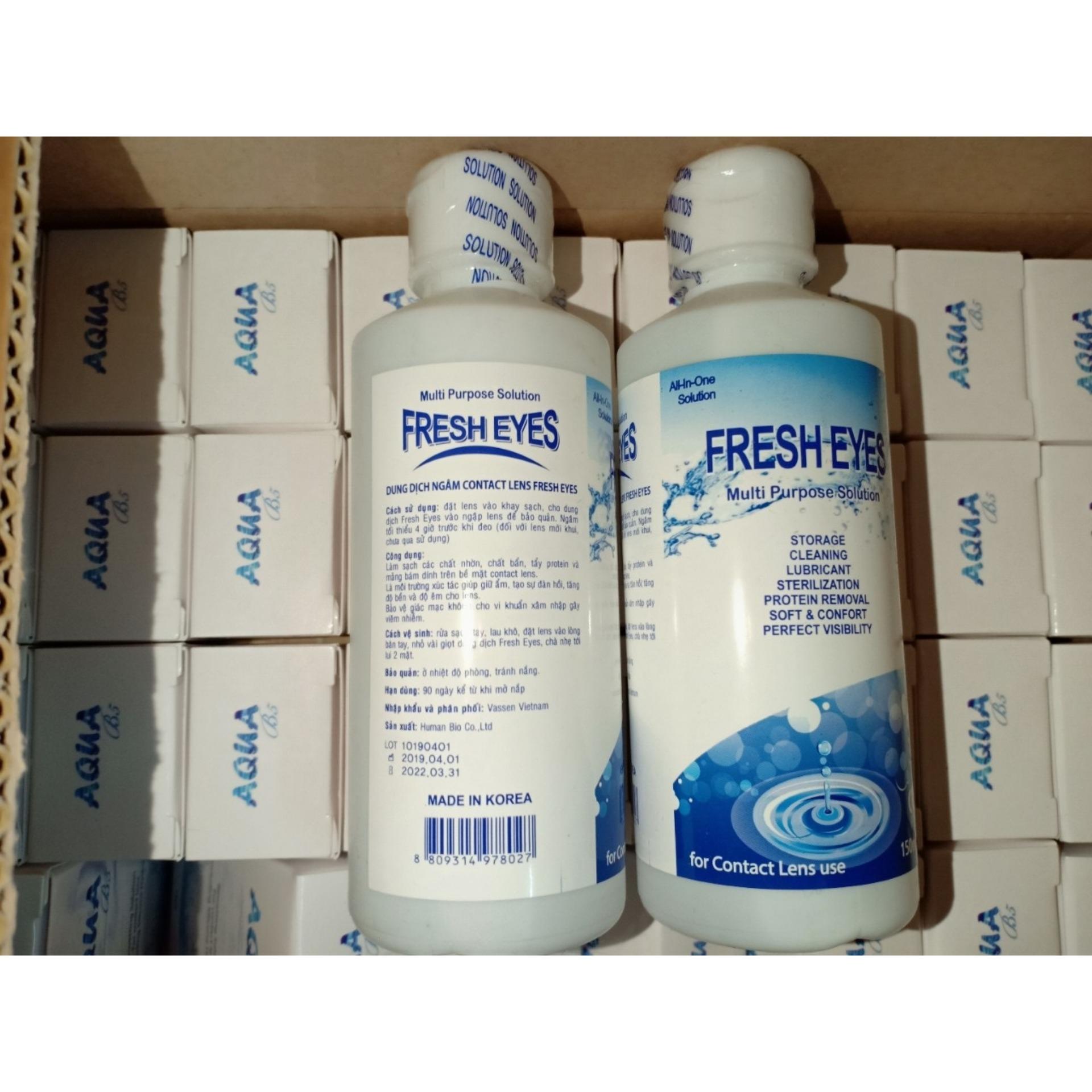 Contact lens solution FRESH EYES 150ml ( 1 bottles )