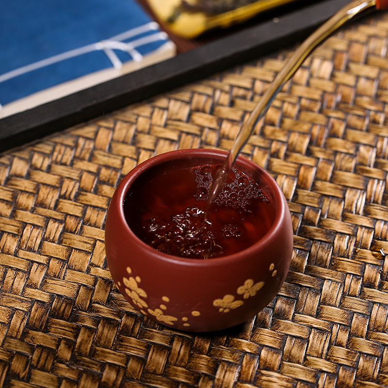 Chén Tử Sa Nghi Hưng Mai Hoa 70 ml (Đại Hồng Bào)