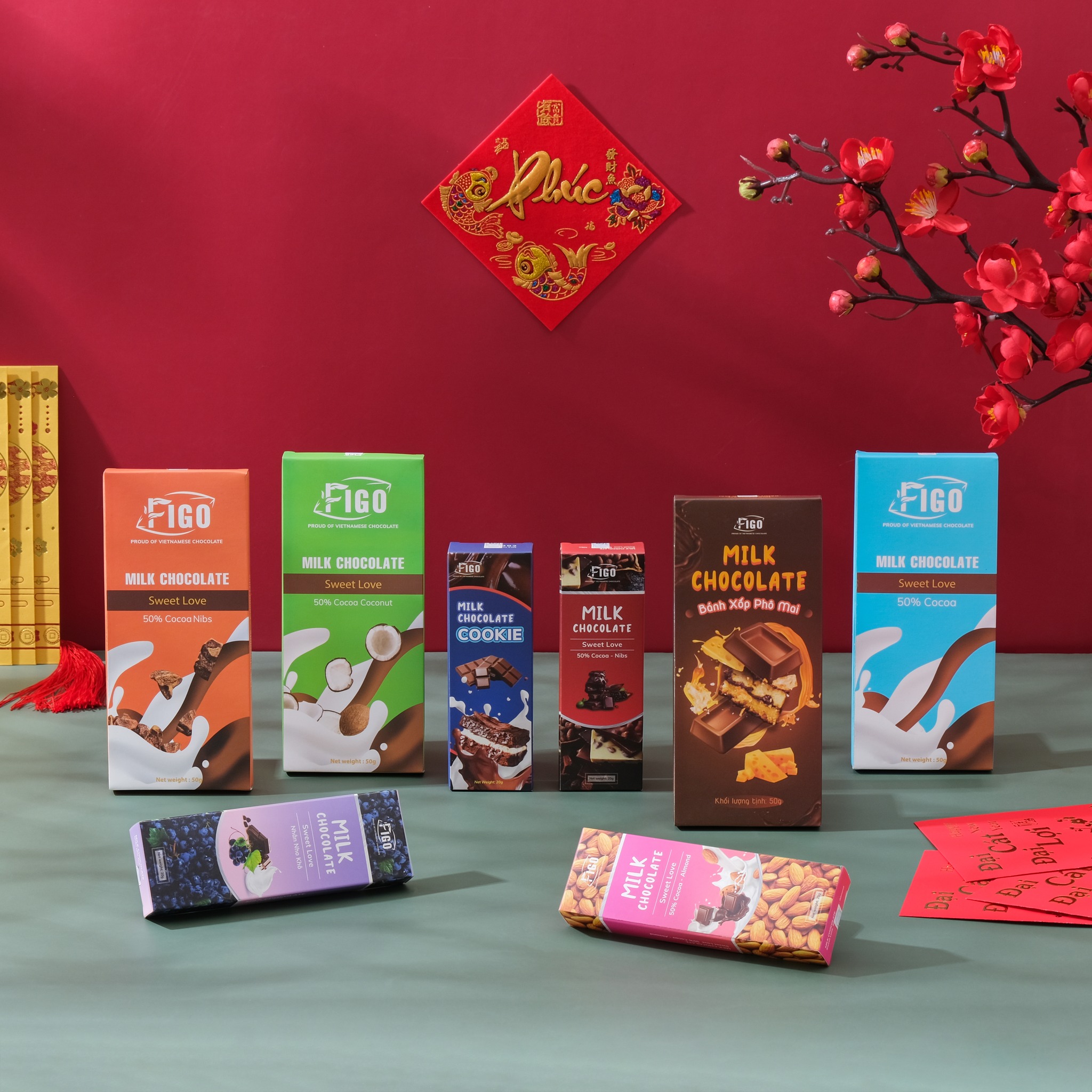 Set quà tặng tết Chocolate Figo siêu ngon