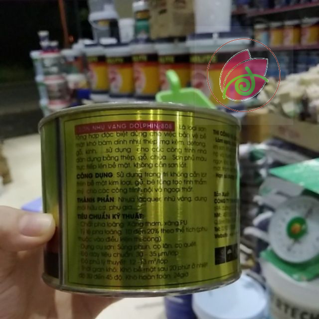 SƠN NHŨ VÀNG DOLPHIN (Loại 400g, 800G )