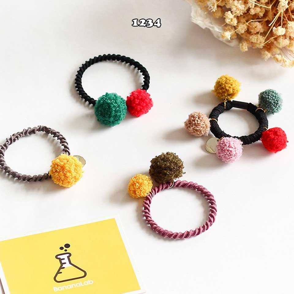 [HCM]Dây Cột Tóc Tròn Đơn Giản Ah1234 (Mẫu ngẫu nhiên)