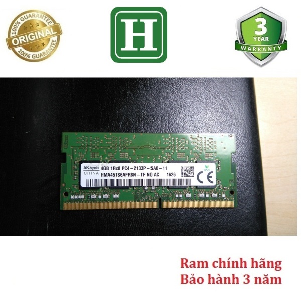 Ram laptop DDR4 2GB, 4GB bus 2133, 2400 và một số loại khác chính hãng bảo hành 3 năm