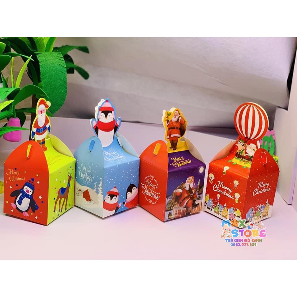 Combo 5 hộp đựng quà Noel siêu đẹp - Vỏ hộp quà noel