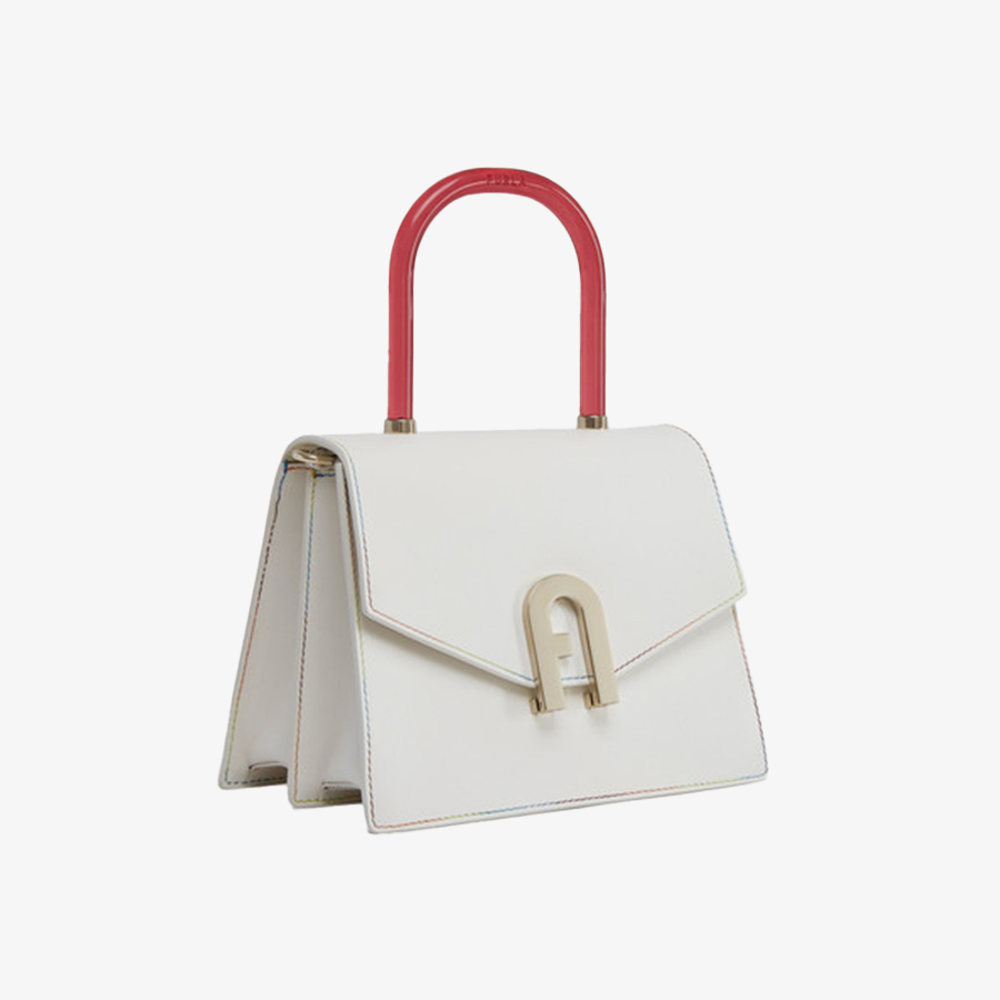 Túi Nữ FURLA Elettra S Top Handle Vitello Roma Manico Plexiglass