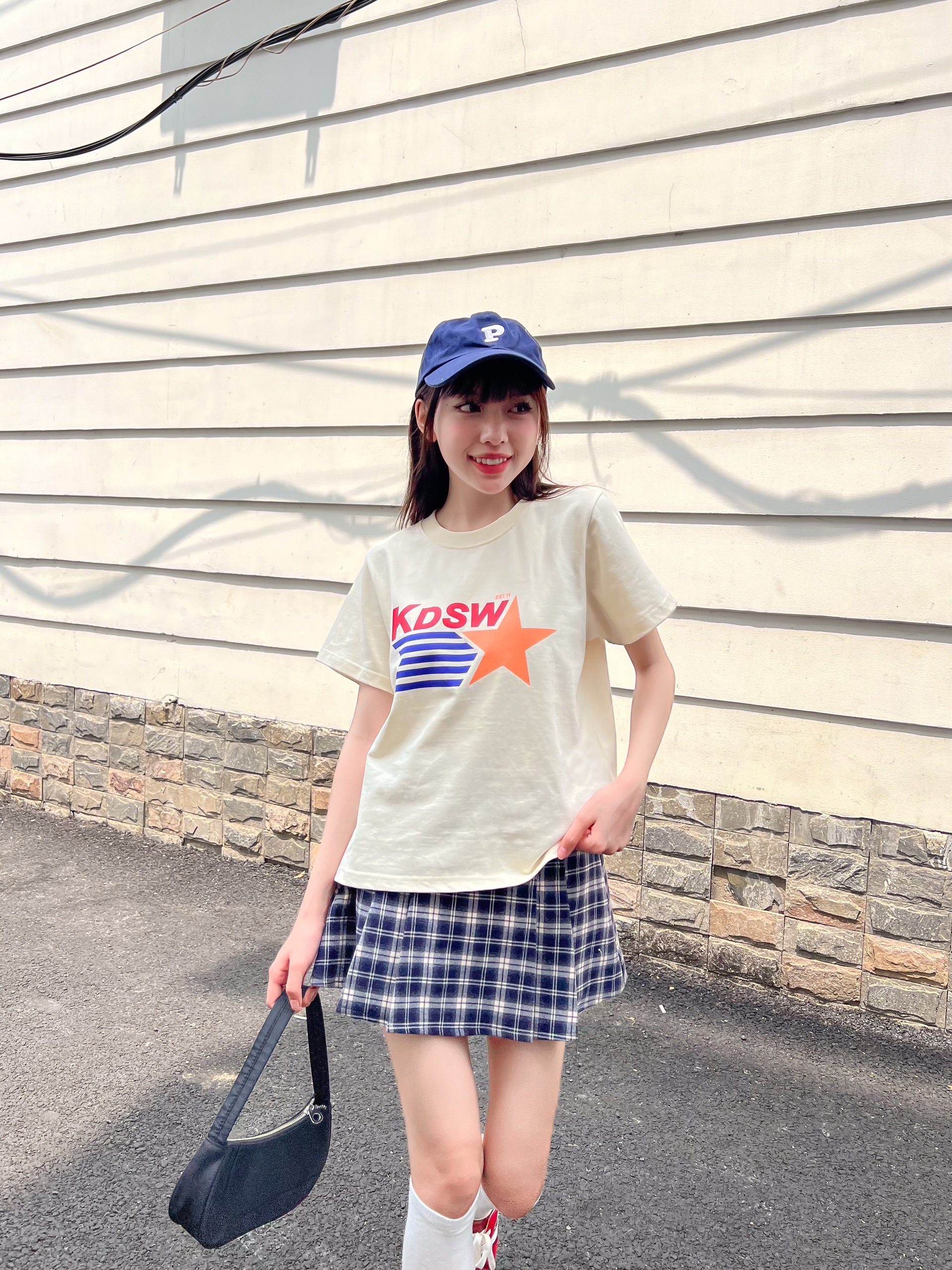 KIDO Áo thun tay ngắn cổ tròn FLAG TEE