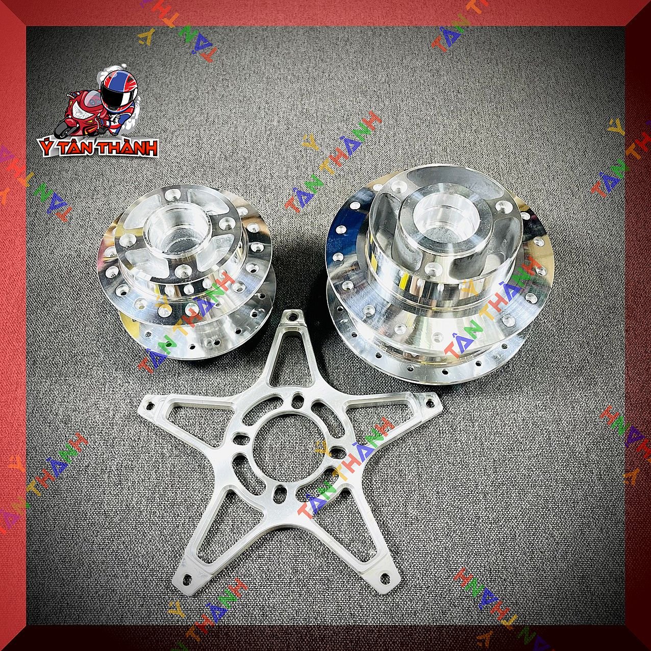 Cặp Đùm Satria,Raider Fi mạ Crom MS18