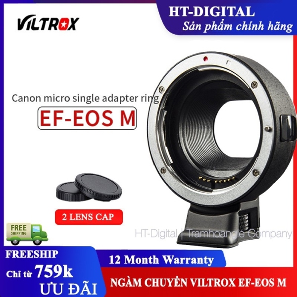 ✿ Ngàm chuyển Auto Focus Viltrox EF-EOS M Cho Canon M M1 M2 M3 M5 M6 M10 EF-M