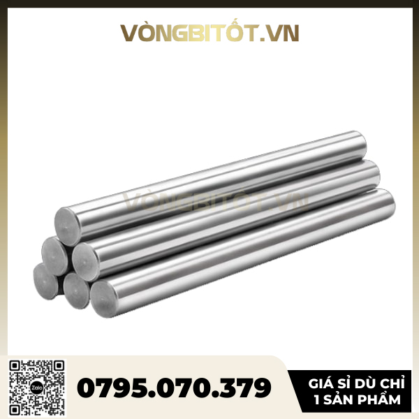 Thanh Ray Trượt Tròn Phi 25 (SFC25) Dài 500mm, 1000mm, 1500mm