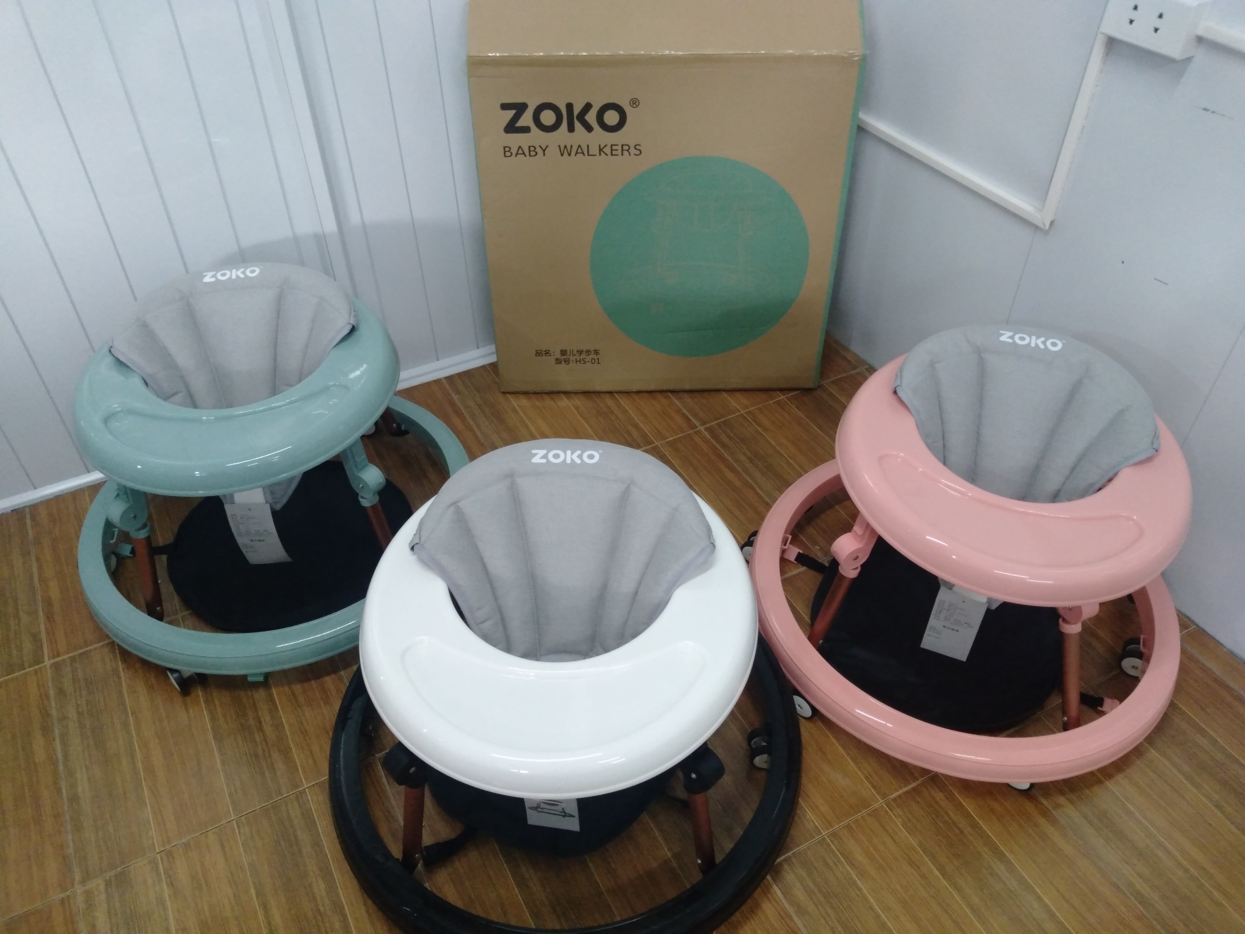 Xe tập đi ZOKO giúp trẻ tập đi đúng tư thế tùy chỉnh độ cao phù hợp cho bé