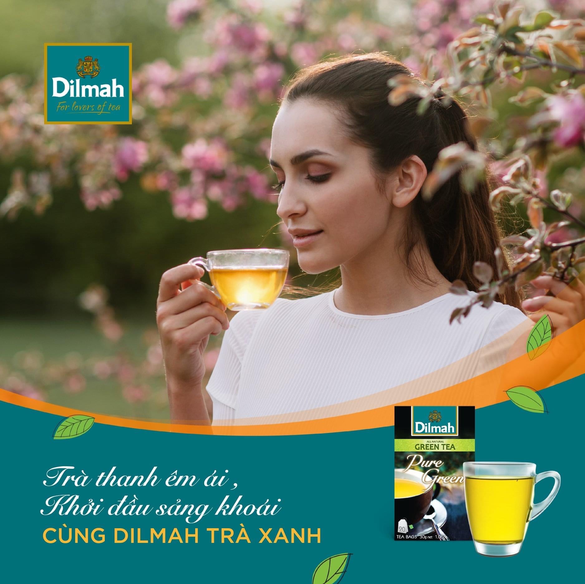 Trà Xanh Dilmah Thuần Khiết 30g