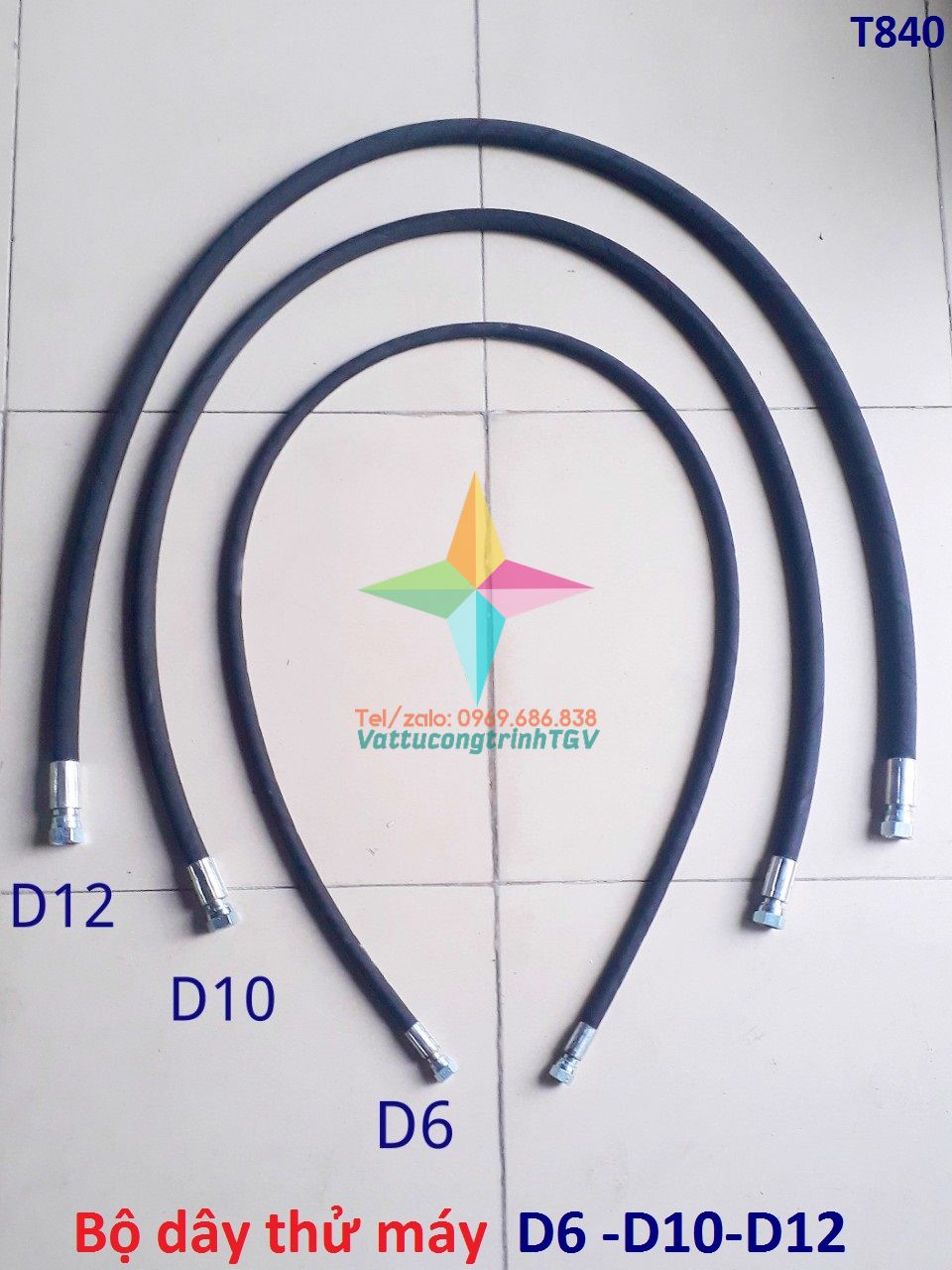 Bộ 03 dây nối máy điều hòa D6 - D10 - D12 (T1295+1296+2649)