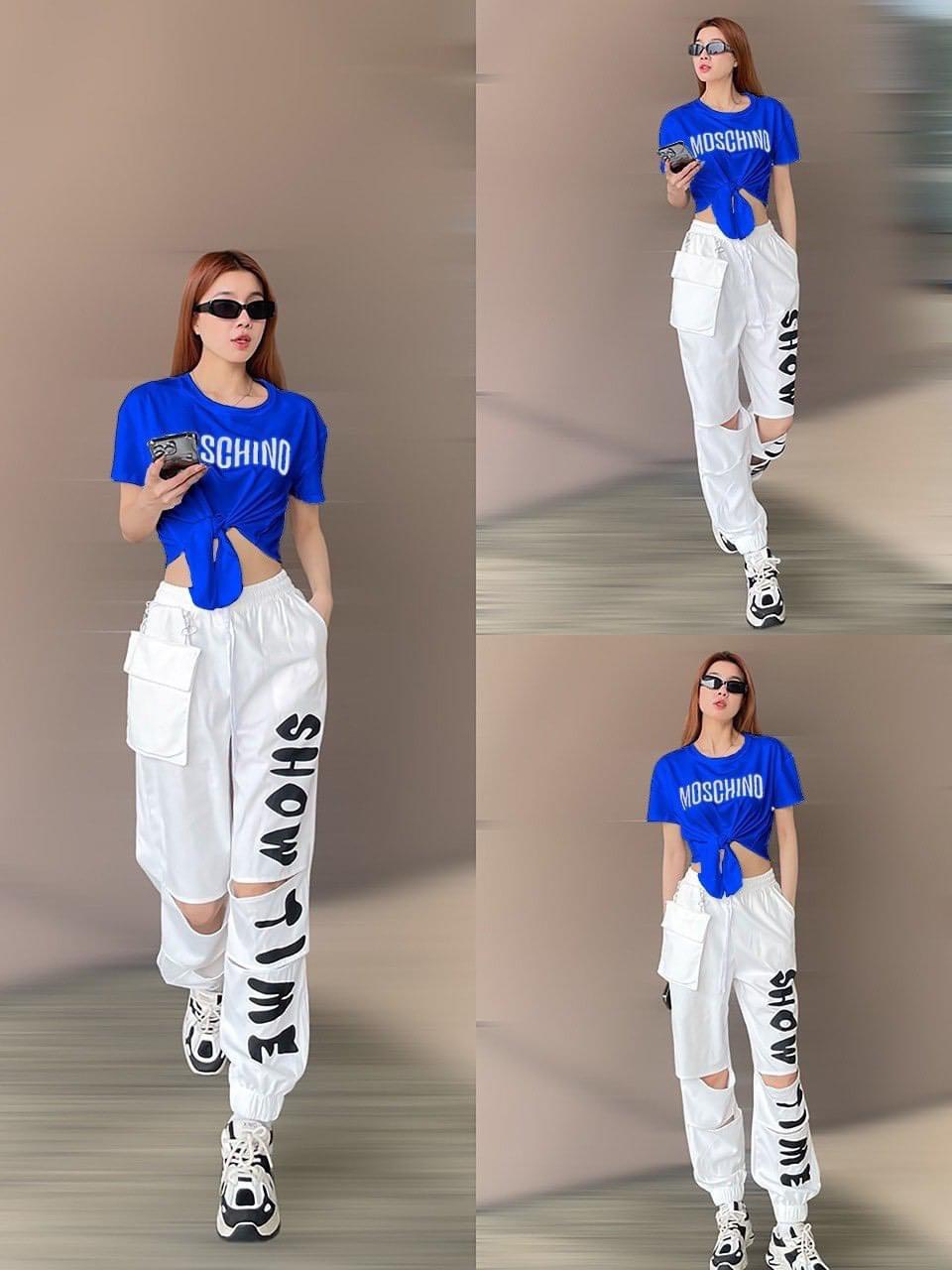 Bộ Croptop Quần Jogger