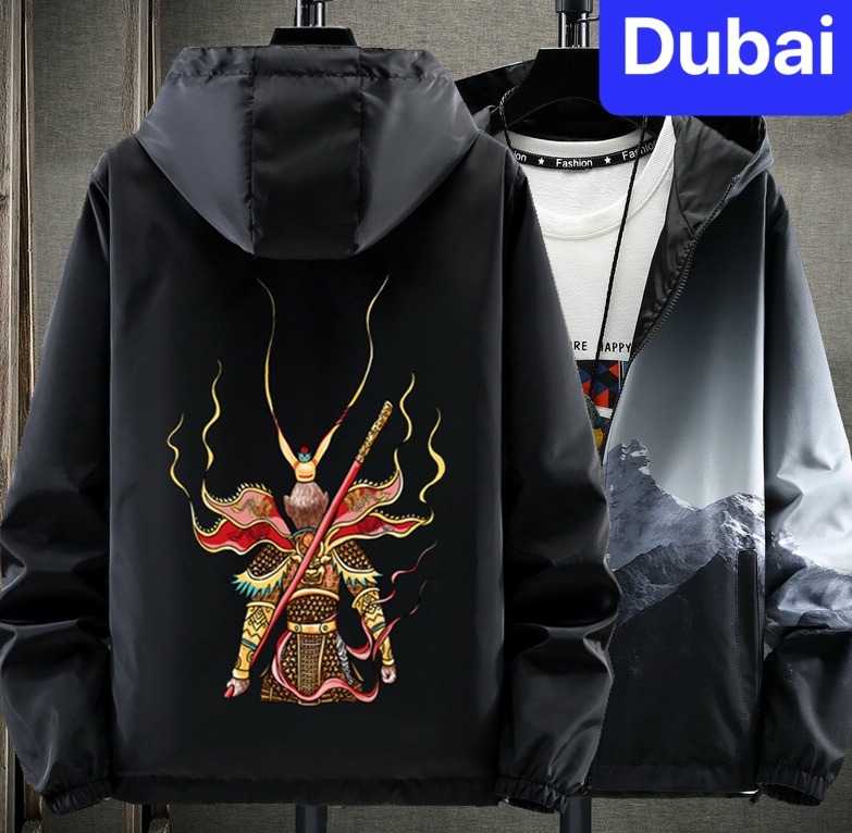 ÁO KHOÁC DÙ NHẸ BOMBER NAM NỮ ĐA NĂNG 2 LỚP CHỐNG NẮNG CHỮ IN NGỘ KHÔNG 2 TÚI CÓ DÂY KÉO MẪU MỚI NHẤT 2022 - DUBAI FASHION