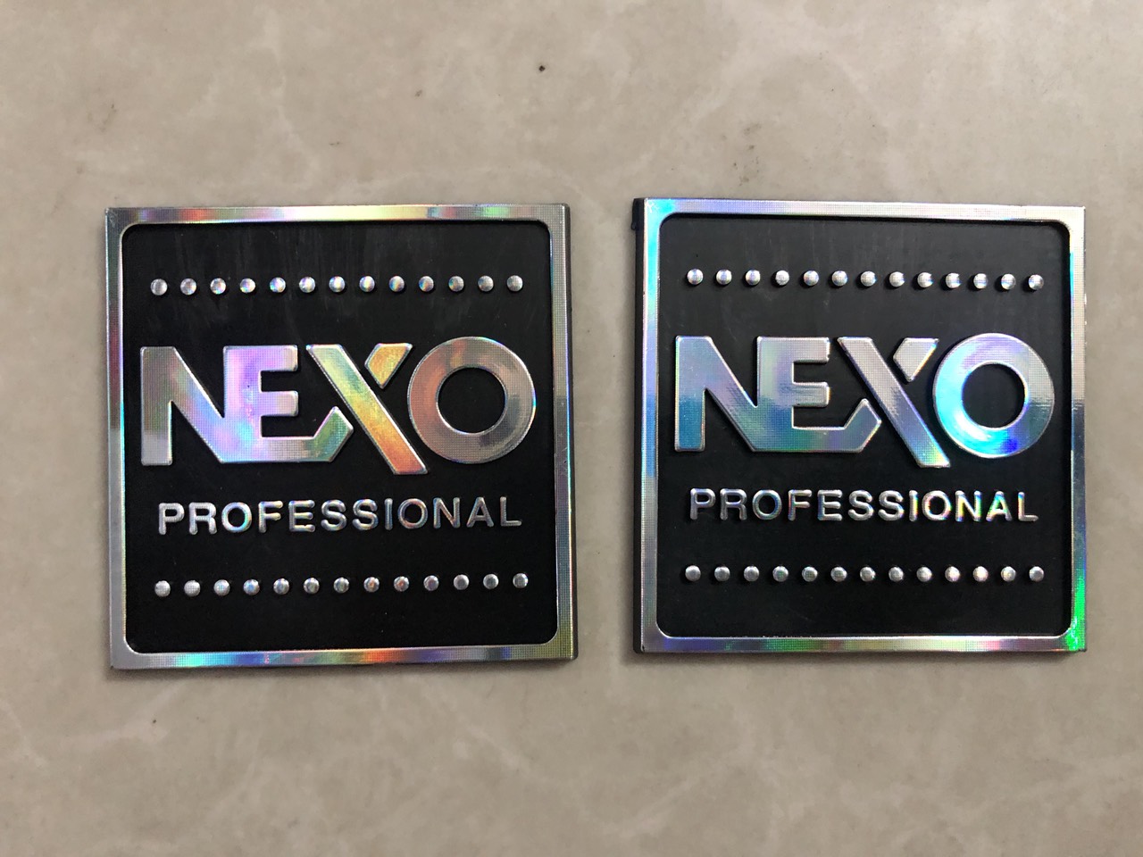 Tem Dán Thùng Loa NEXO ( 1 bộ 23k)