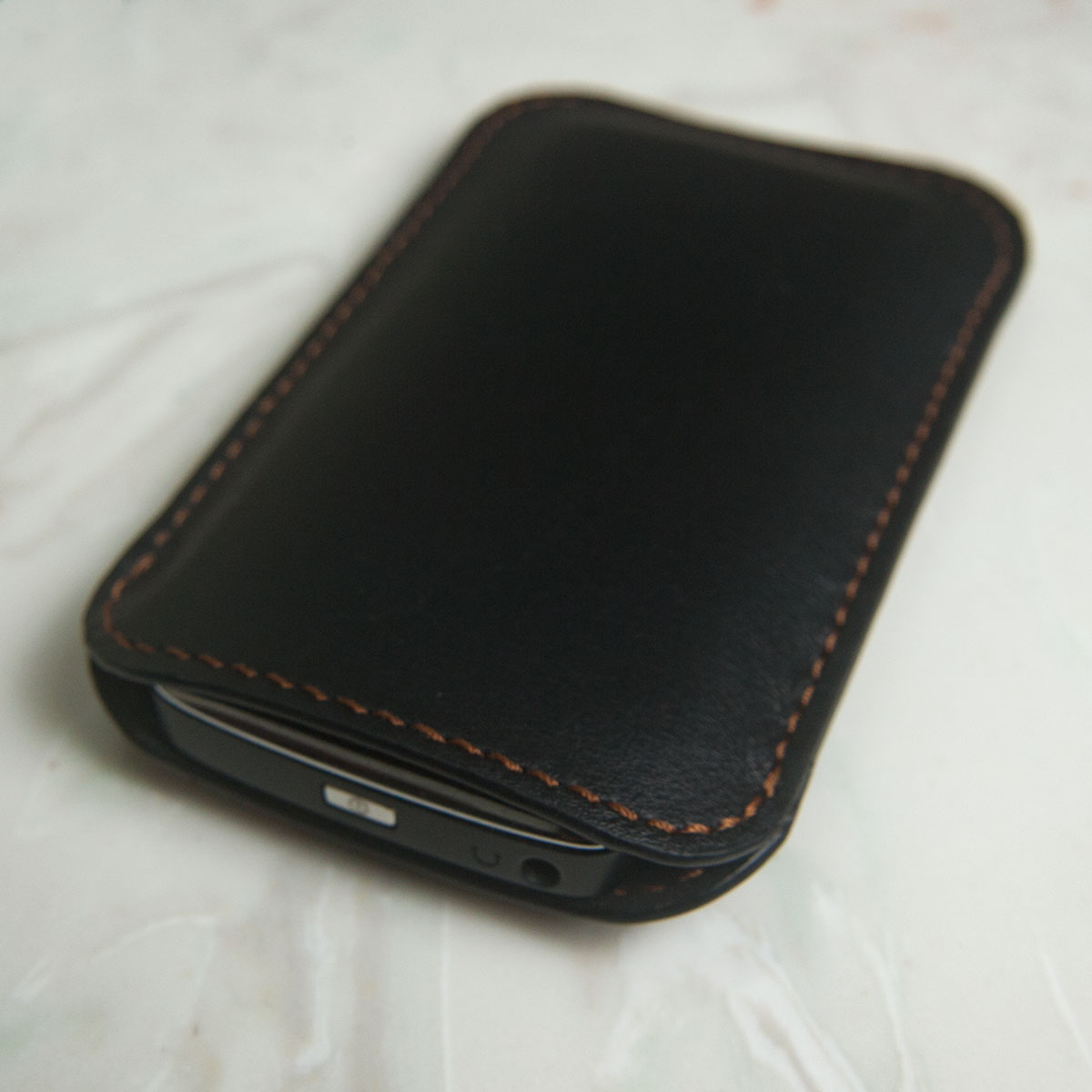 Bao da Nokia E72 - Bao điện thoại handmade thủ công - Da thật