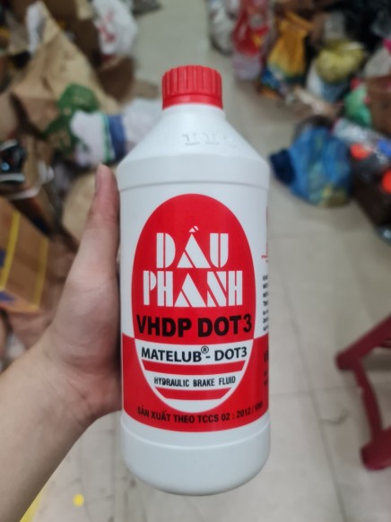 Dầu Phanh - Dầu Thắng Ô Tô - Xe Máy DOT 3 VHDP (DOT 3 VH 3-2 MEKONG) 1kg