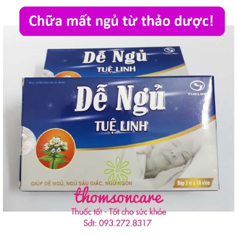 Dễ ngủ Tuệ Linh - hỗ trợ giúp ngủ ngon từ thảo dược sản phẩm có nguồn gốc xuất xứ rõ ràng dễ dàng sử dụng cam kết sản phẩm y như hình