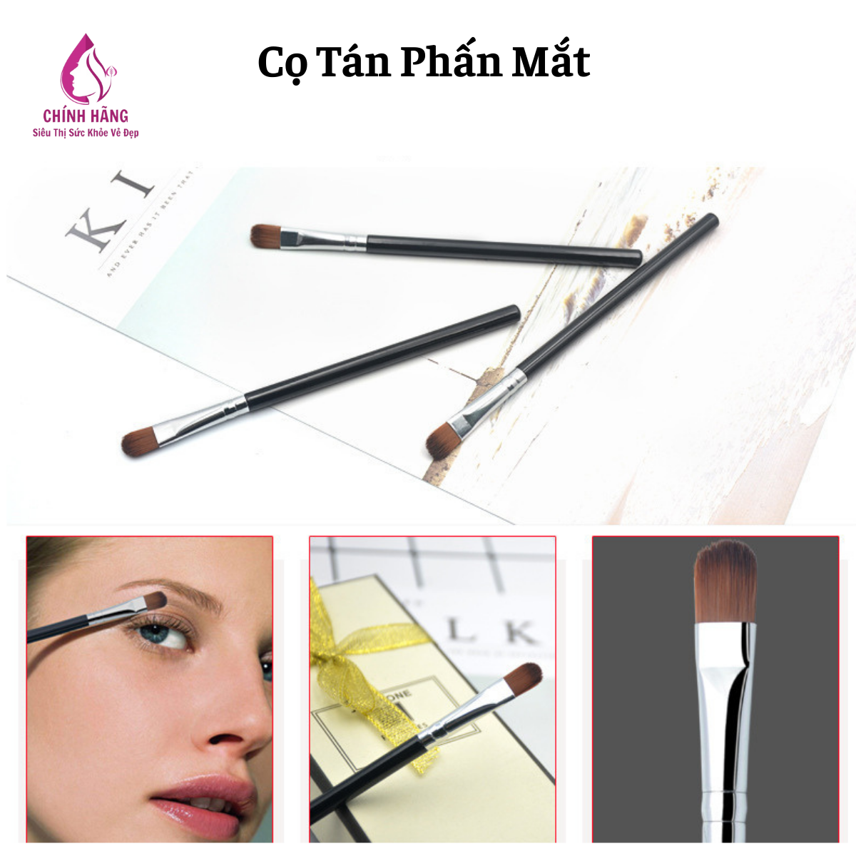 Set 5 Cọ Tán Phấn Mắt Mềm Mịn Dễ Sử DỤng