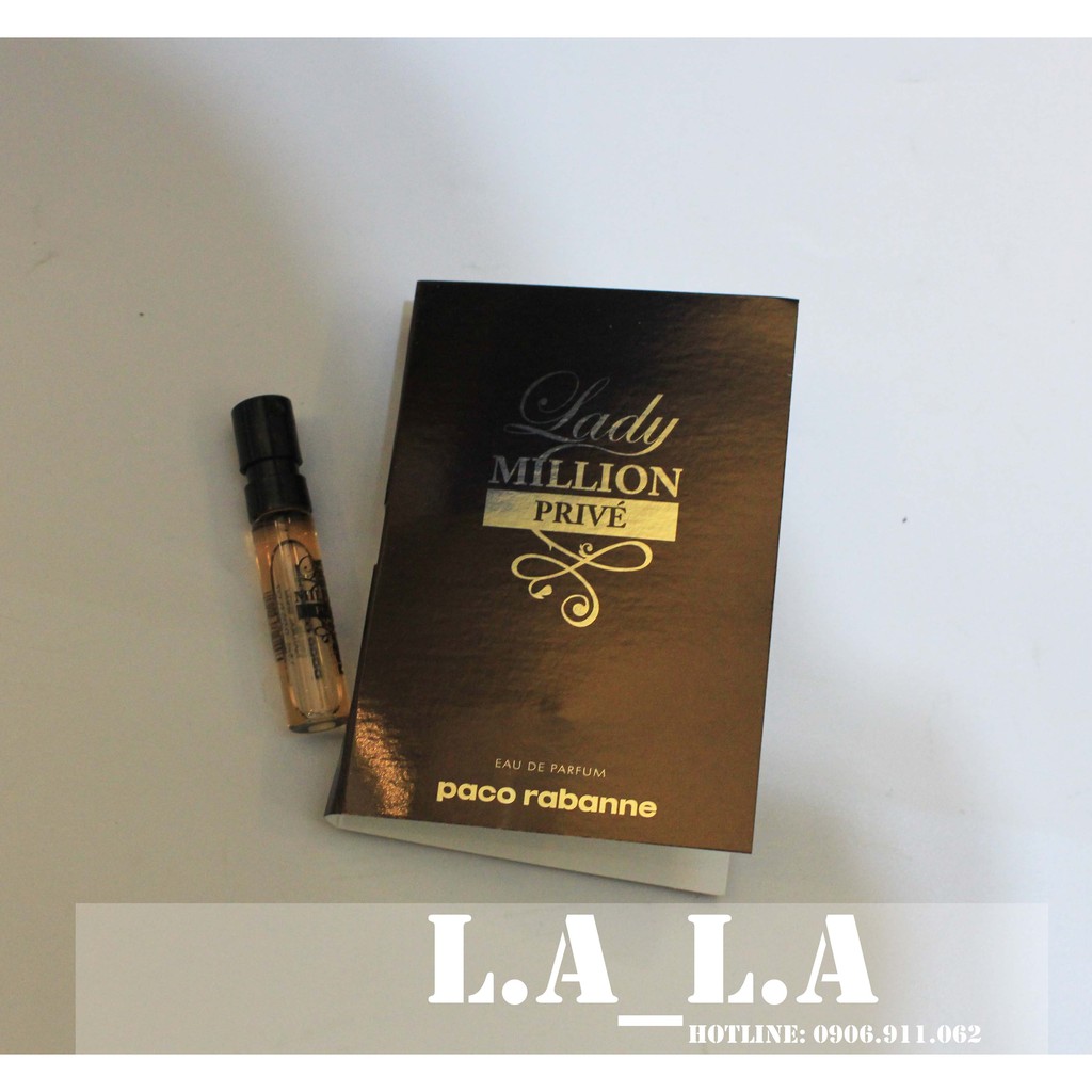 [HCM][Vial] Nước hoa sample nữ   Lady Million Prive 1ml