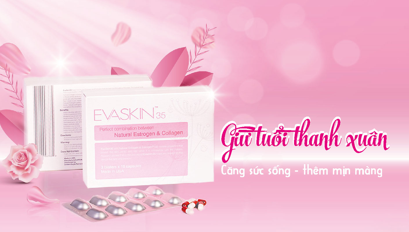 Viên Uống Đẹp Da Evaskin 35- MINH QUÂN