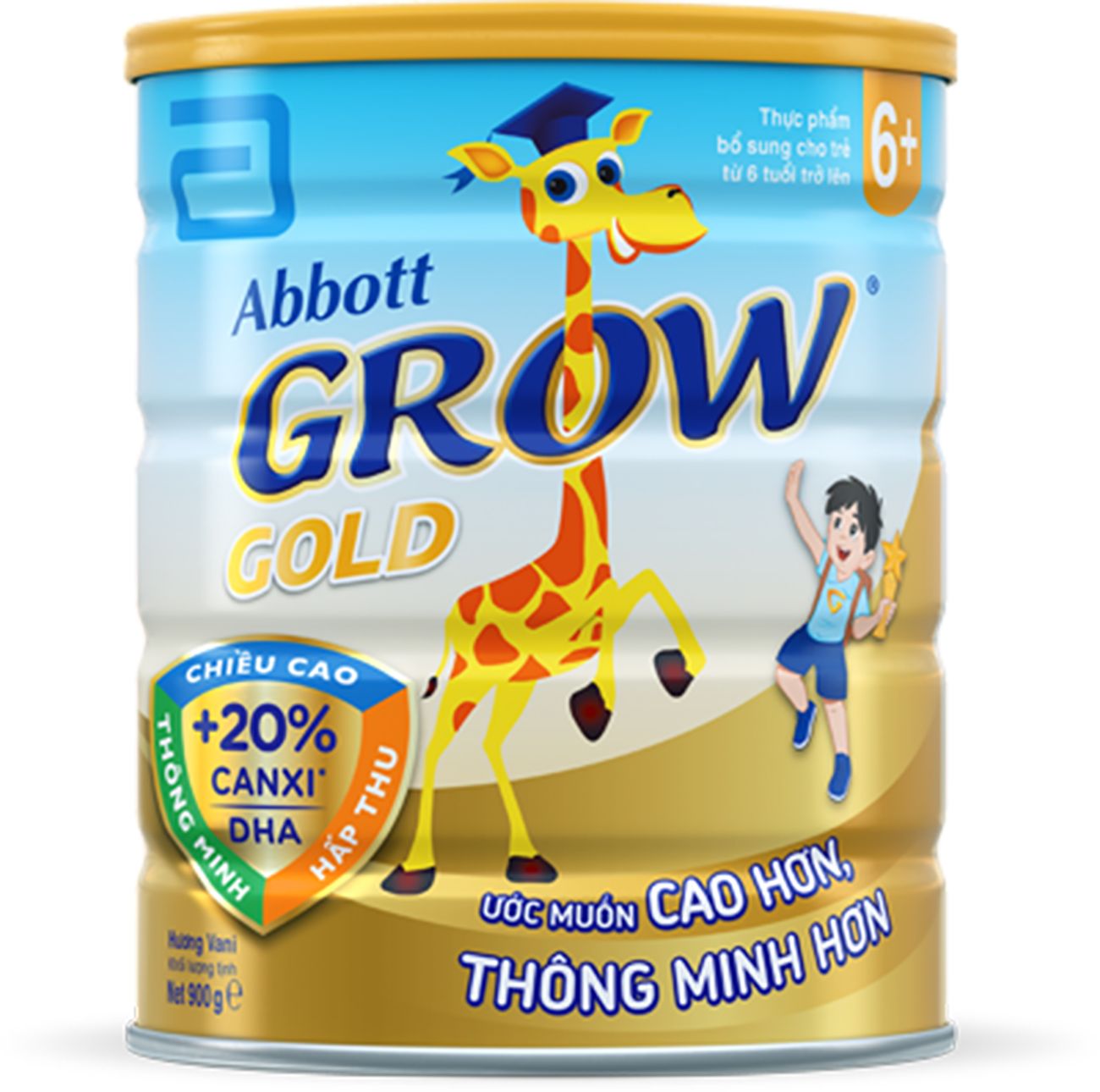 Abbott Grow Gold 6+ Powdered Milk Can 800g (for Children from 6 Years Old)