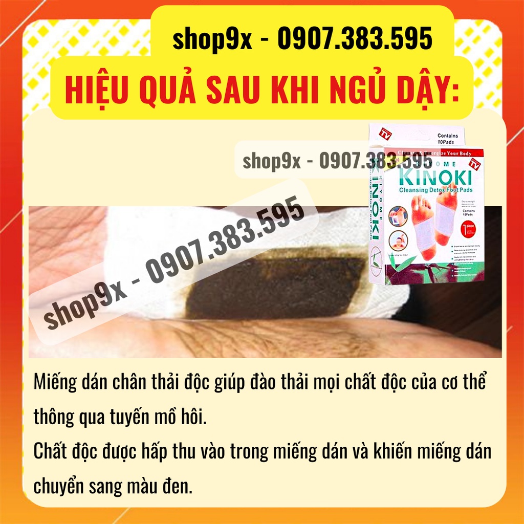 Miếng Dán Chân Thải Độc Nhật Bản Kinoki Detox Foot Patch