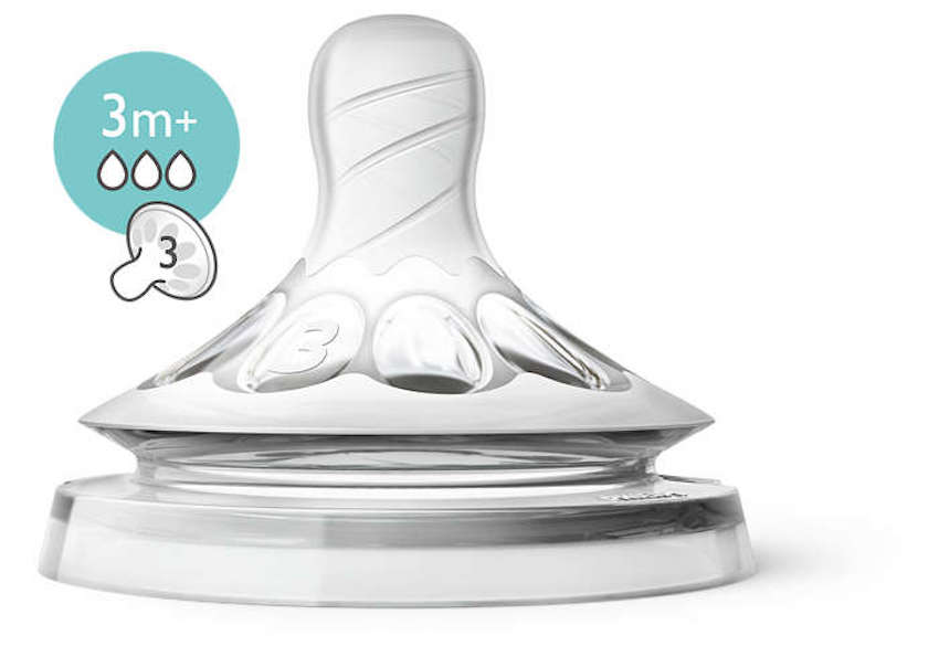 Vĩ đôi núm vú Philips Avent Natural số 3