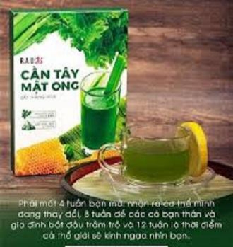 Combo 03 Hộp Cần Tây Mật Ong (TẶNG 01 BÌNH THỦY TINH)