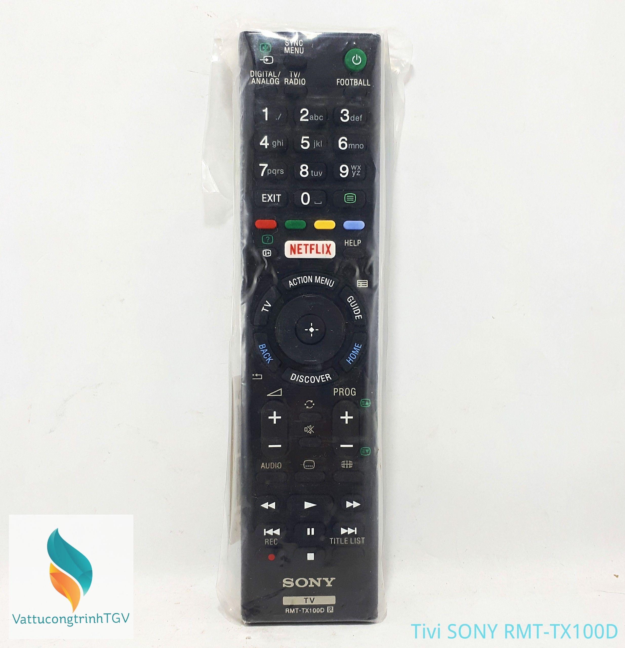 Điều khiển cho Tivi SONY Model RMT-TX100D