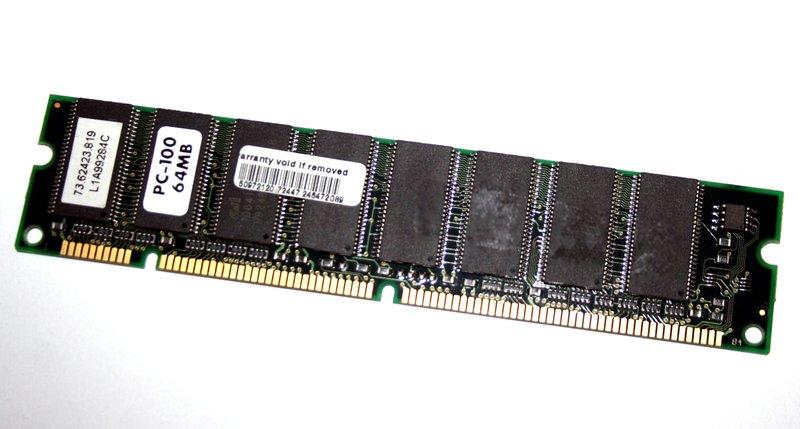 Ram SDRam Máy tính 64Mb PC 100 PC 133