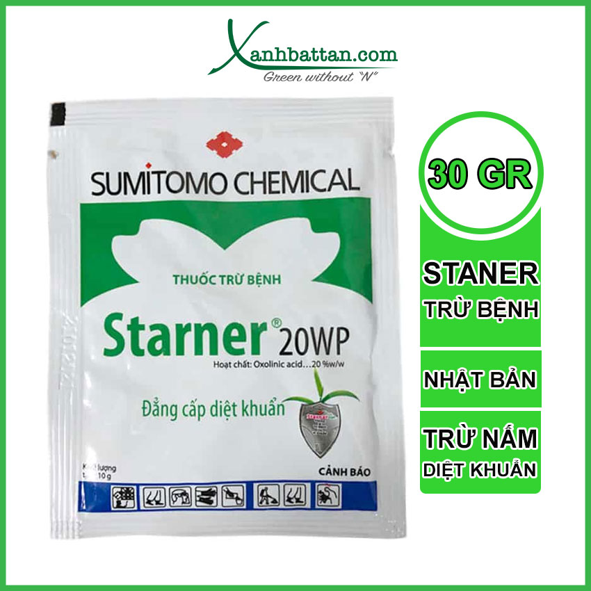 Thuốc Trị Vi Khuẩn Starner 20WP Cho Lan Và Cây Kiểng