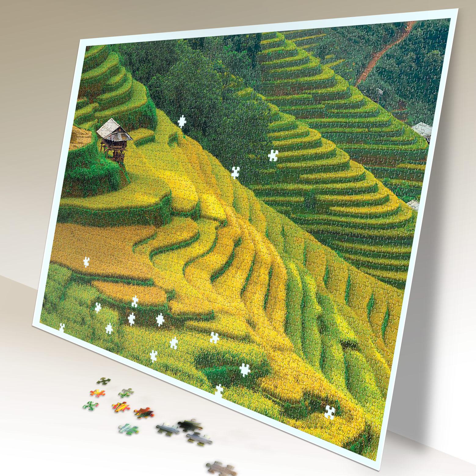 Ruộng bậc thang - Tranh xếp hình 2035-016