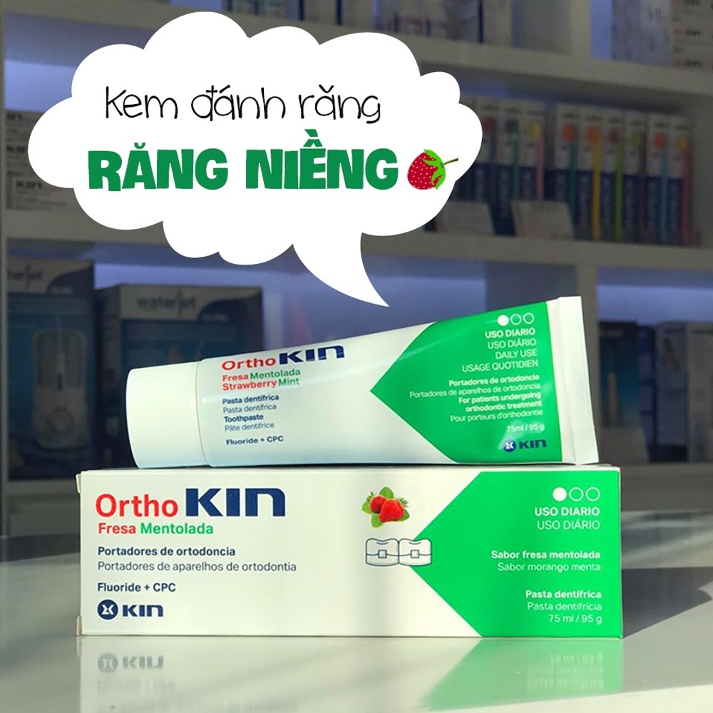 Kem đánh răng cho răng niềng Ortho Kin 75ml