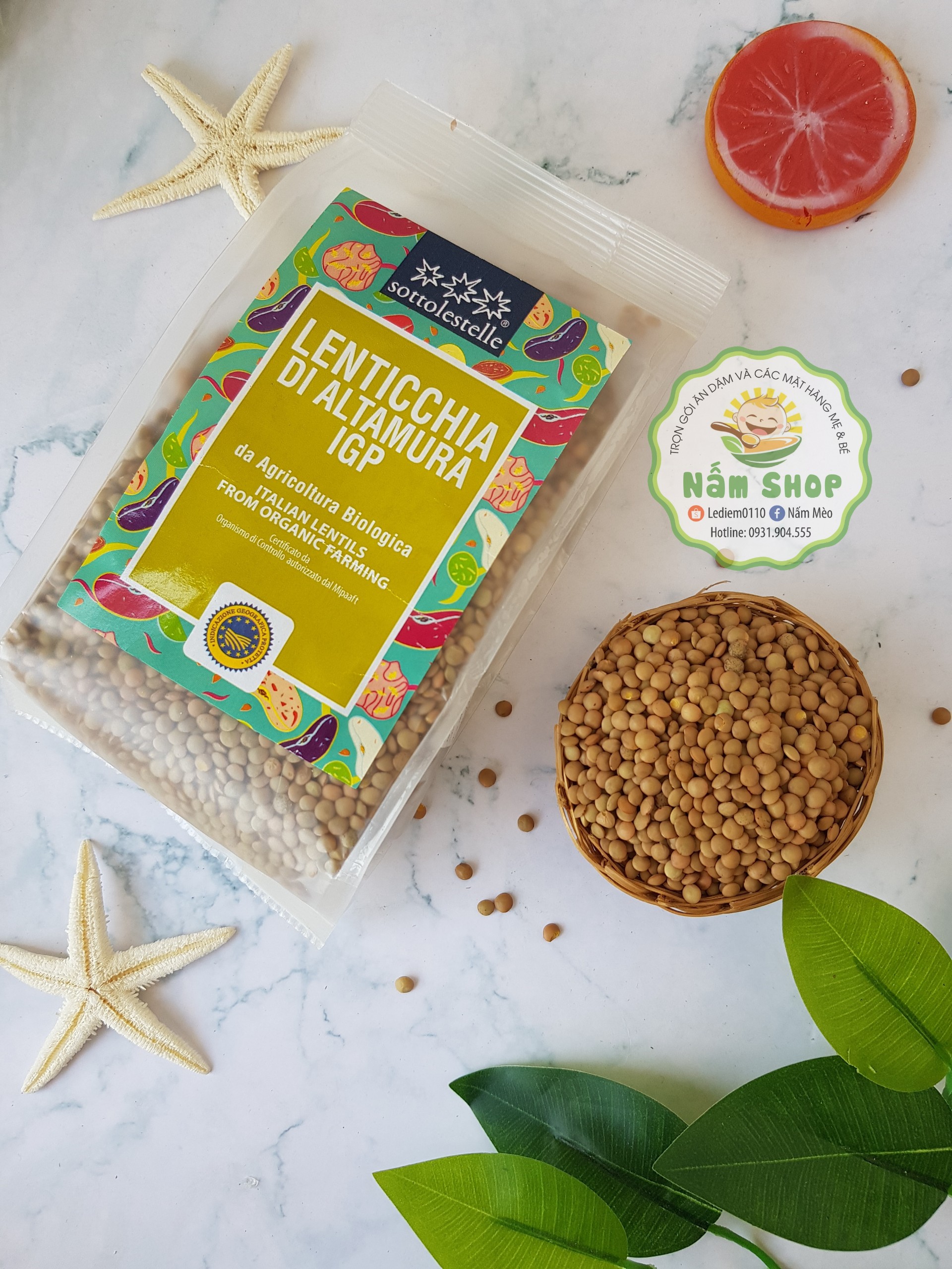 Các Loại Hạt Hữu Cơ Nấu Cháo, Làm Bánh, Sữa Hạt cho bé ăn dặm gói nhỏ dùng thử