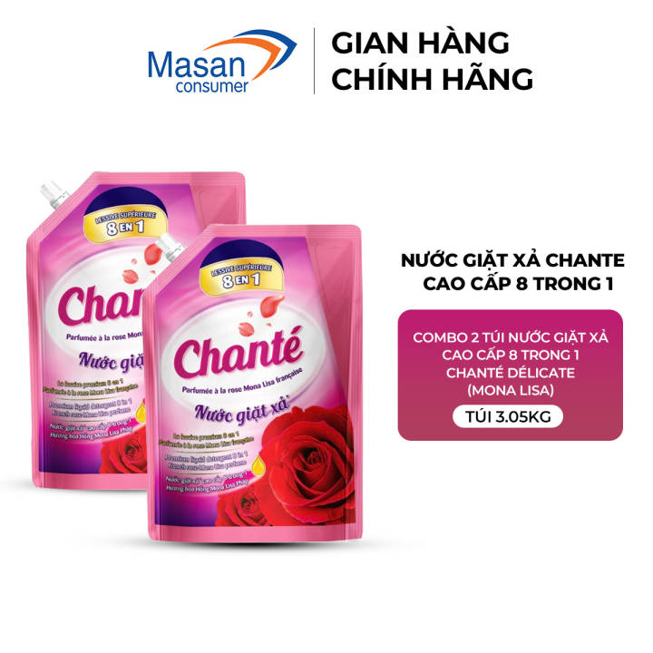 Combo 2 Nước Giặt Xả Chanté Cao Cấp&hellip;