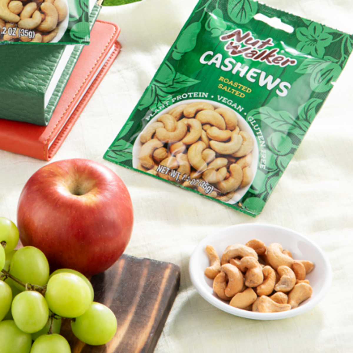 Nut Walker Cashew Nuts - Roasted Salted - 35g Bag