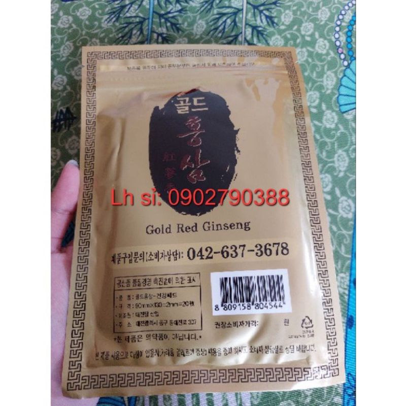 (Gói 20 miếng) Cao Dán Hồng Sâm Gold Red Ginseng Hàn Quốc