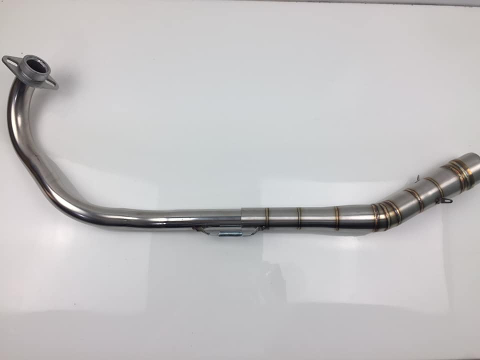 Cổ pô 2 khúc INOX 304 (cổ gắn các loại pô lon)