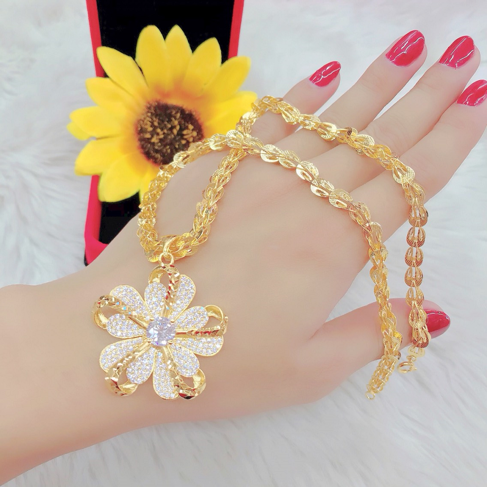 Dây chuyền nữ dây đuôi phụng cao cấp mạ 18k