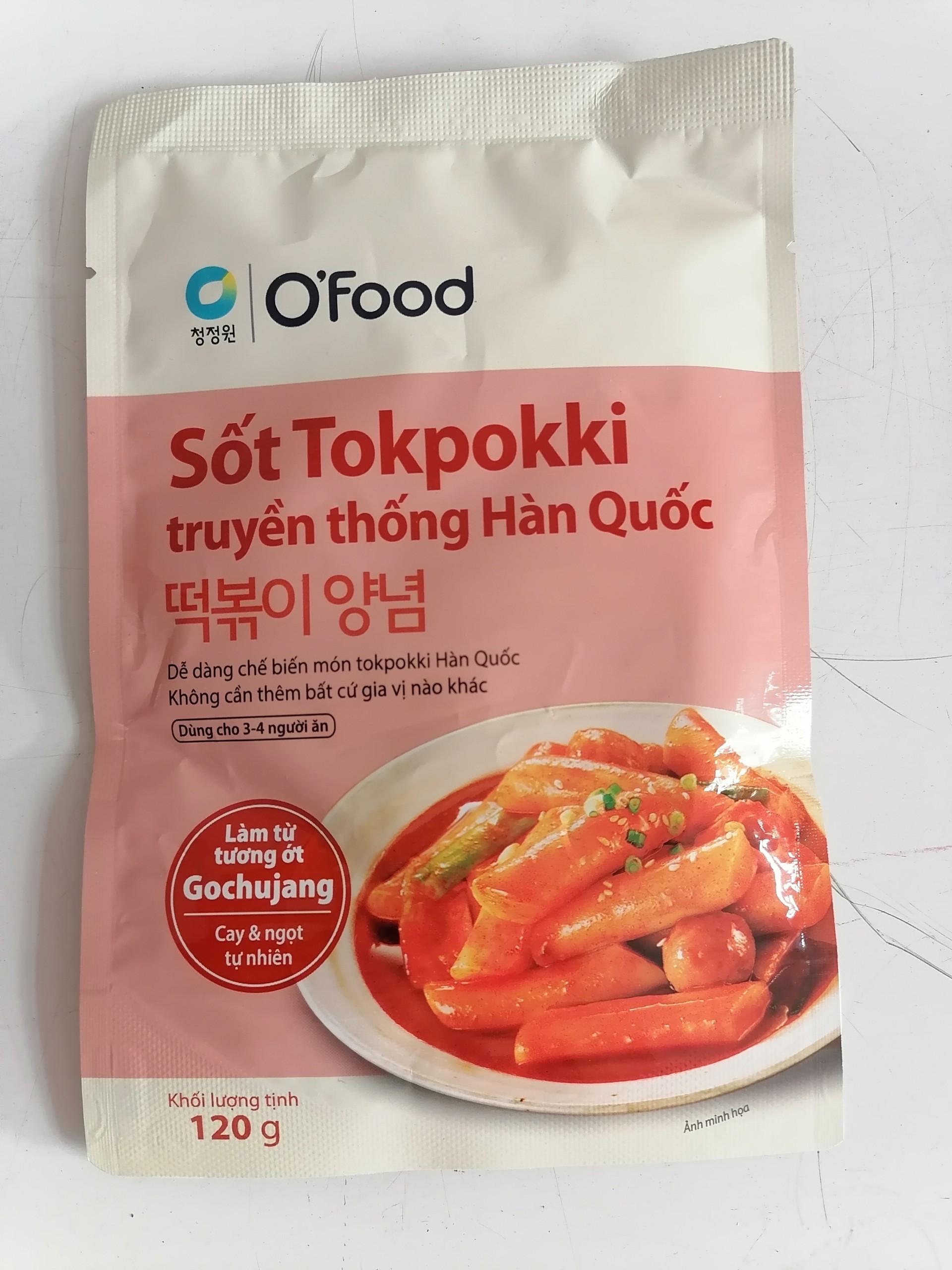 [120g – vị Truyền thống] Xốt bánh gạo O’Food [VN] MIWON Tokpokki Traditional Sauce