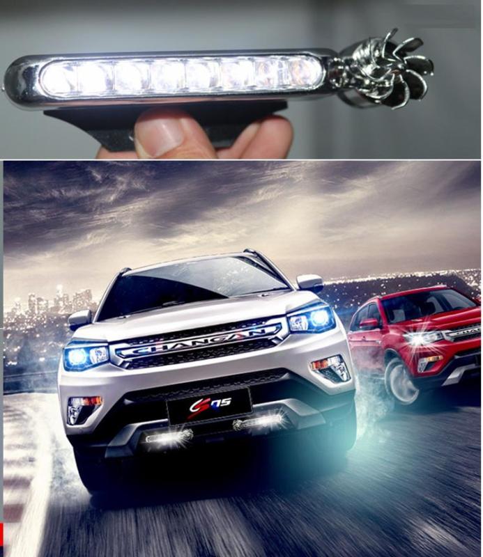 Bộ 2 đèn led năng lượng gió trang trí xe hơi ô tô cực chất