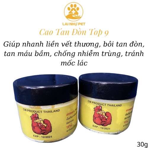 Top9 30gr cao tan đòn gà chọi lai nhự pet
