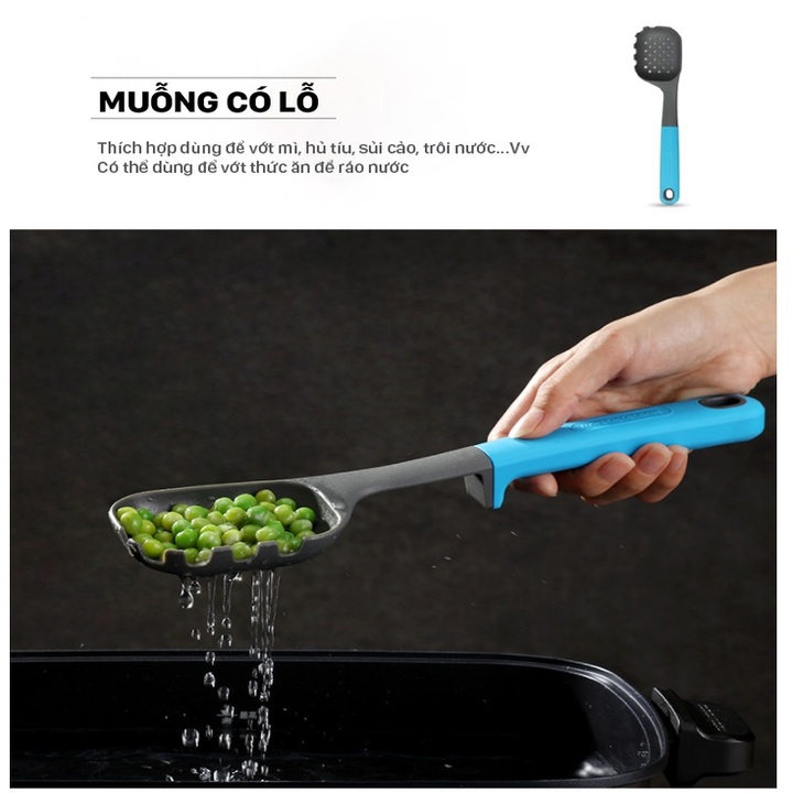 Bộ dụng cụ nhà bếp 7 món Morphy Richards RM1032 - Chất liệu siêu bền chịu nhiệt độ cao - HÀNG NHẬP KHẨU